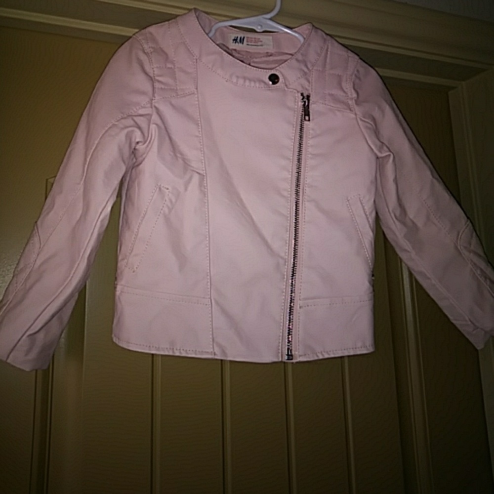 Girl's Faux Leather Jacket